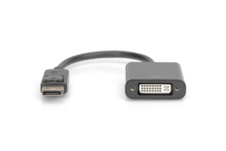 DIGITUS DisplayPort Adapter DP -> DVI 0,15m Verriegelung