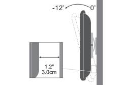Techly Wandhalterung für LCD/LED TV 13-30 schwarz