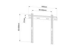 Techly Wandhalterung Ultra Slim für LCD/LED TV 23-55 schwar