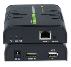 Techly HDMI KVM Extender über Netzwerkkabel, 120m