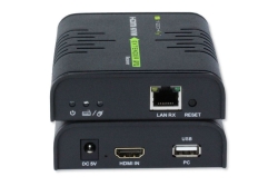 Techly HDMI KVM Extender über Netzwerkkabel, 120m