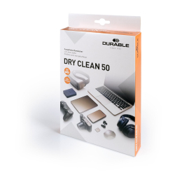 DURABLE DRY CLEAN 50 Reinigungstücher 50 Stück weiß
