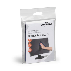 DURABLE TECHCLEAN CLOTH Mikrofasertuch 200x200mm blau