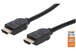 MANHATTAN Premium HDMI-Kabel Ethernet-Kanal 4K@60HZ 1m