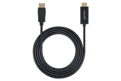 MANHATTAN 1080p DisplayPort auf HDMI-Kabel schwarz 1m