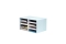 BankersBox Schreibtisch Organizer A4 8 Fächer grün/weiß 1PK