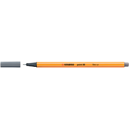 Fineliner - point 88 - dunkelgrau
