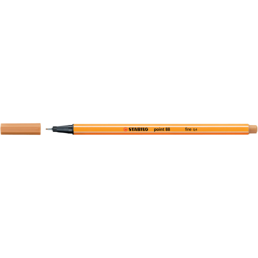Fineliner - point 88 - ocker dunkel