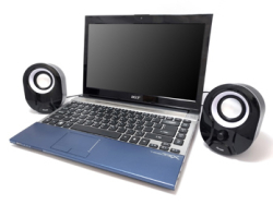 Equip Stereo-USB2.0-Lautsprecher für Notebook/PC sw/ws