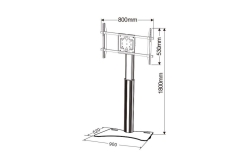 Techly TV LED/LCD Standfuß, 32-70