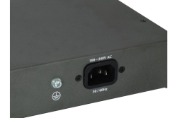 LevelOne PoE+Switch 24xGE PoE/2xSFP 370W 19WebSmart managed