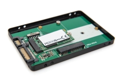 DIGITUS 2,5 SATA Festplattenadapter für M.2 oder mSATA