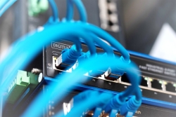 DIGITUS Switch Ind. 8-Port 10/100 Unmanaged blau