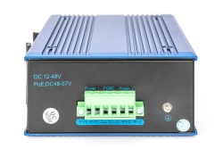 DIGITUS Switch Ind. 8-Port 10/100 Unmanaged blau