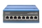 DIGITUS Switch Ind. 8-Port 10/100 Unmanaged blau