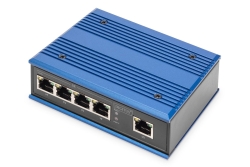 DIGITUS Switch Ind. 5-Port Gigabit Unmanaged blau