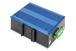 DIGITUS Switch Ind. 8-Port Gigabit Unmanaged blau