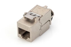DIGITUS Keystone Jack Cat6A geschirmt Kabelmanager Set 24 St