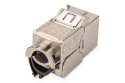 DIGITUS Keystone Jack Cat6A geschirmt Kabelmanager Set 24 St