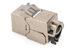 DIGITUS Keystone Jack Cat6A geschirmt Kabelmanager Set 24 St