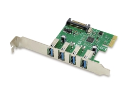 CONCEPTRONIC 1xPCIe2.0 Card 4xUSB-A3.0 5Gbps