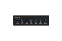 Logilink USB HUB 3.0, 7-Port, 5,25 intern + Schnelladeport