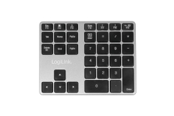 Logilink Keypad Bluetooth, mit 35 Tasten, ALU, Space grau