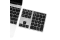 Logilink Keypad Bluetooth, mit 35 Tasten, ALU, Space grau