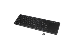 Logilink Tastatur Wireless mit Touchpad, 2,4 GHz, schwarz