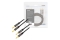 Logilink Lautsprecherkabel, 2x2.50 mm2 + Bananenstecker 3m