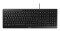 CHERRY STREAM Tastatur Wired DE 1.80m schwarz