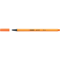 Fineliner - point 88 - gelbrot