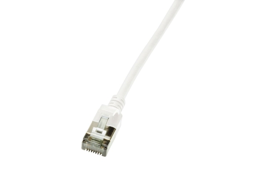 Logilink Patchkabel CAT6A U/FTP TPE SlimLine weiß 0,3m