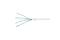 Logilink Patchkabel CAT6A U/FTP TPE SlimLine weiß 0,3m