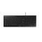 CHERRY STREAM Tastatur Wired EU 1.80m schwarz/grau