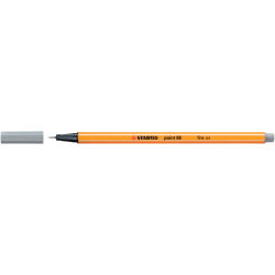 Fineliner - point 88 - mittelgrau