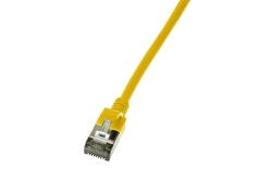 Logilink Patchkabel CAT6A U/FTP TPE SlimLine gelb 1,0m