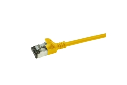 Logilink Patchkabel CAT6A U/FTP TPE SlimLine gelb 1,0m