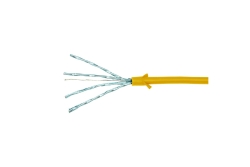 Logilink Patchkabel CAT6A U/FTP TPE SlimLine gelb 1,0m