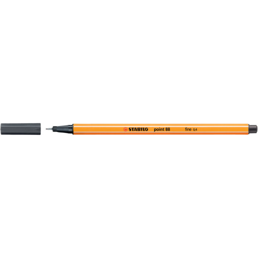Fineliner - point 88 - schwarzgrau