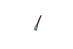 Logilink Outdoor PE Patchkabel CAT.6A S/FTP, schwarz, 1,0m