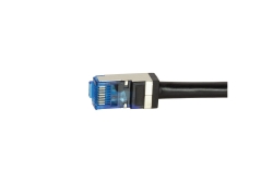 Logilink Outdoor PE Patchkabel CAT.6A S/FTP, schwarz, 50,0m
