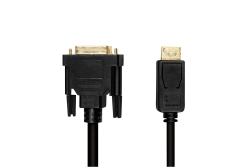 Logilink DisplayPort-Kabel DP 1.2 zu DVI 1.2 2,0m schwarz