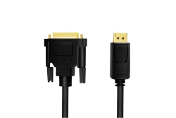 Logilink DisplayPort-Kabel DP 1.2 zu DVI 1.2 2,0m schwarz