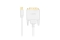 Logilink Mini DisplayPort-Kabel DP 1.2 zu DVI, weiß 1,8m