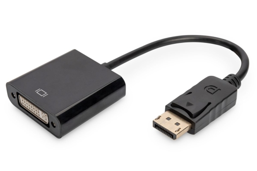 DIGITUS DisplayPort Adapter DPort -> DVI(24+5) St/Bu 0.15m