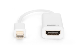 DIGITUS DisplayPortKabel miniDPort -> HDMI/A St/Bu 0.15m
