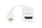 DIGITUS DisplayPortKabel miniDPort -> HDMI/A St/Bu 0.15m