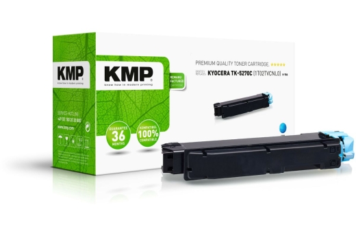 KMP Toner Kyocera TK-5270C/TK5270C cyan 6000 S. K-T86 remanufactured
