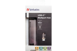 USB-C Verbatim Adapter USB 3.1 GEN 1/ USB 3.0 x 2 HDMI RJ45